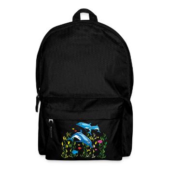 delfine - Rucksack - Schwarz - Vorne