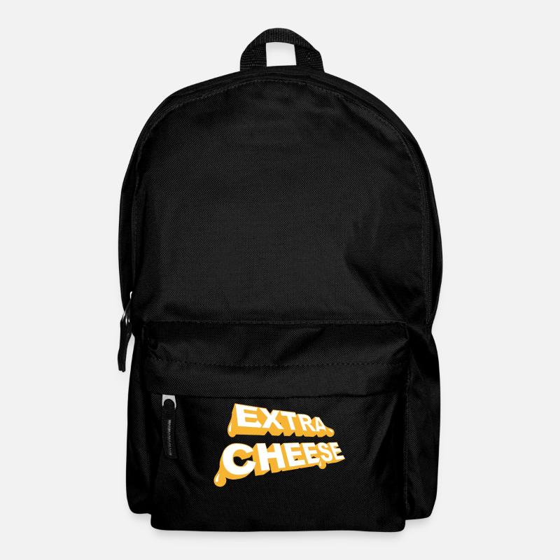 Extra Cheese - Extraportion Käse - Rucksack - Schwarz