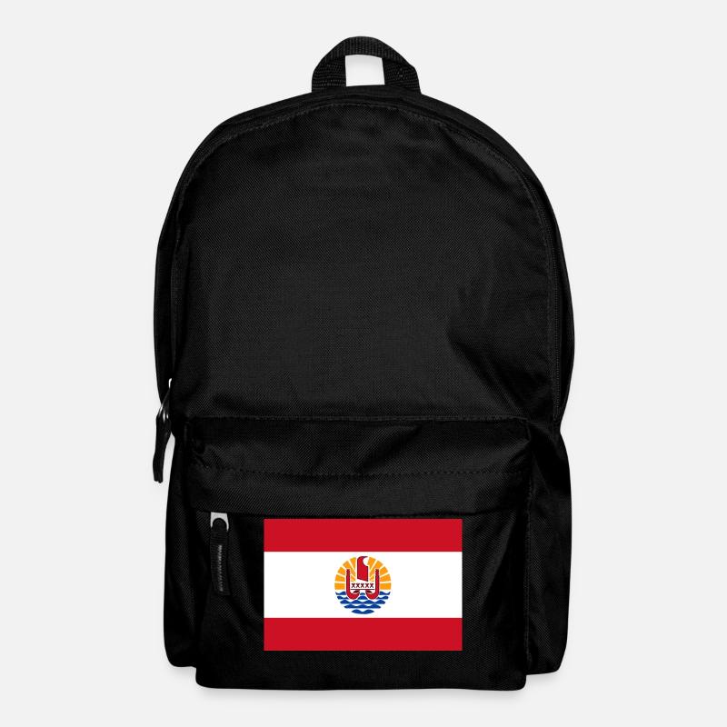 National flag of French Polynesia - Backpack - black