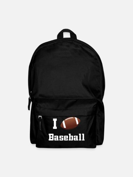 I Love Baseball - Rucksack - Schwarz