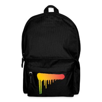 Graffiti Kunst Spraydose Farbe Strich Streetart - Rucksack - Schwarz - Vorne