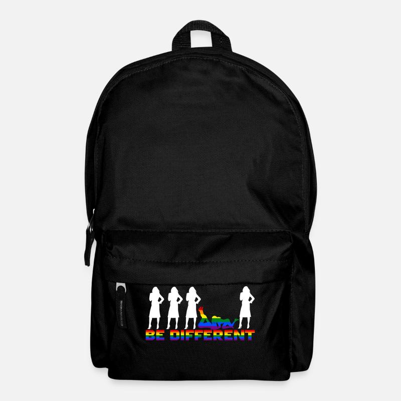 Gay Pride - Frauen - Be different - Sac à dos - noir