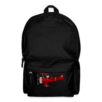 Airplane for children - Backpack - black - Front