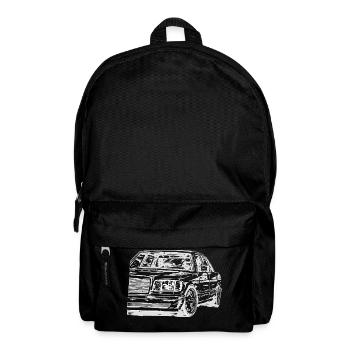 W126 Dirty Vintage Style - Backpack - black - Front