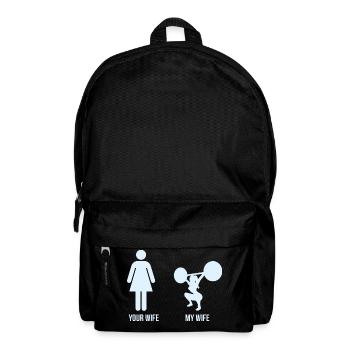 Comparer: Your Wife vs. ma femme - Sac à dos - noir - Devant