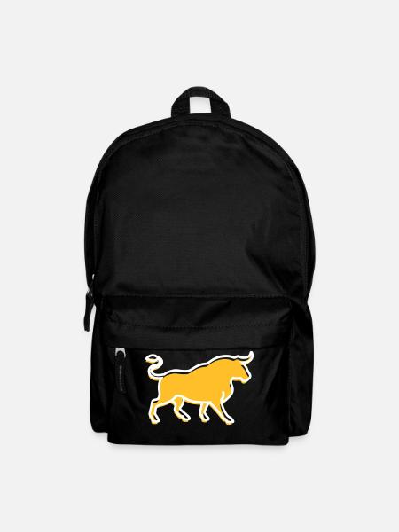Un taureau sauvage - Sac à dos - noir