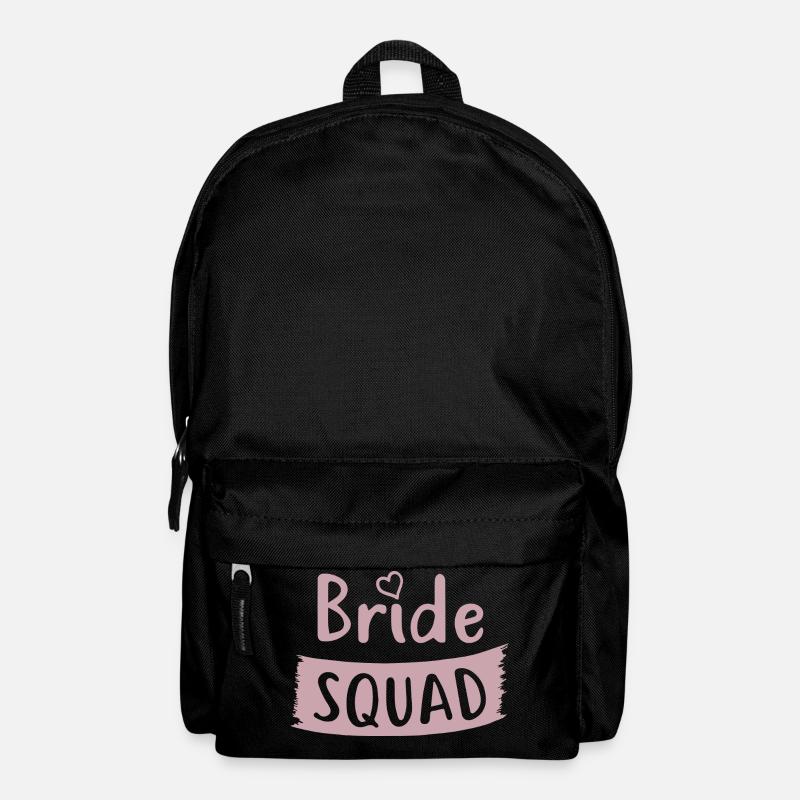 Junggessellinenabschied - BRIDE SQUAD - Rucksack - Schwarz