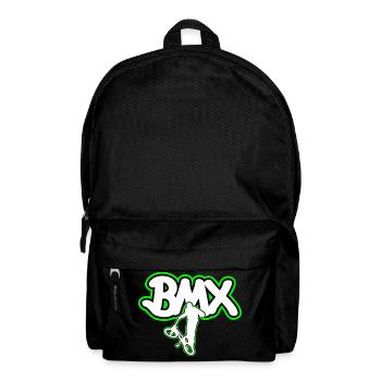 BMX bicycle Logo Geschenk - Rucksack - Schwarz - Vorne