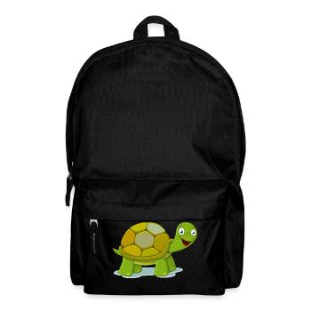 sea turtle tortoise tortoises5 - Backpack - black - Front