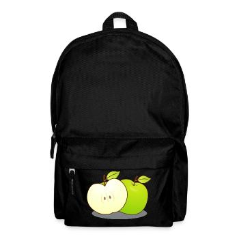 Äpfel - Rucksack - Schwarz - Vorne