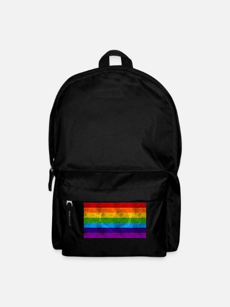 Rainbow flag - Backpack - black