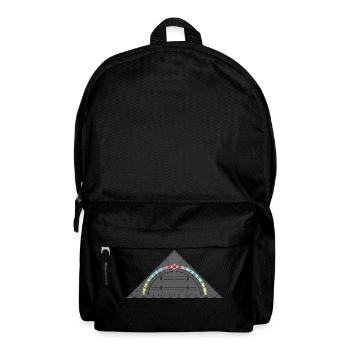 triangle ruler - Backpack - black - Front