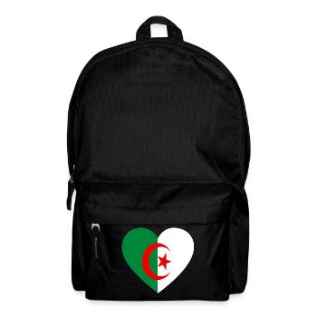 Love Liebe geschenk algeria algerien - Rucksack - Schwarz - Vorne