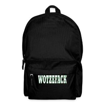 Wotzefack - What the fuck - Backpack - black - Front
