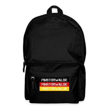 STADT FINSTERWALDE, DEUTSCHLAND - Rucksack - Schwarz - Vorne