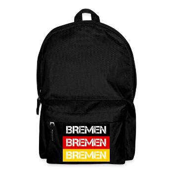 STADT BREMEN, DEUTSCHLAND - Rucksack - Schwarz - Vorne