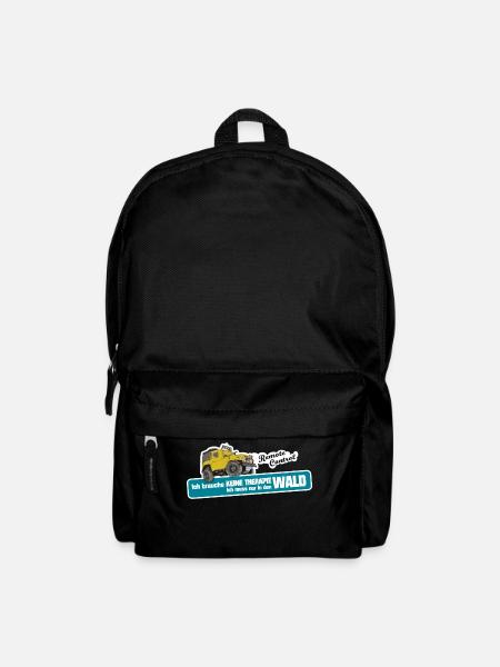 Keine Therapie - Nur RC - RC Geländewagen Liebe - Rucksack - Schwarz