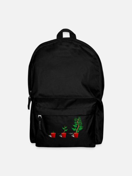 la croissance des plantes - Sac à dos - noir