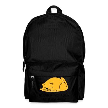 schlafen - Rucksack - Schwarz - Vorne