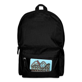 Achterbahn - Rucksack - Schwarz - Vorne