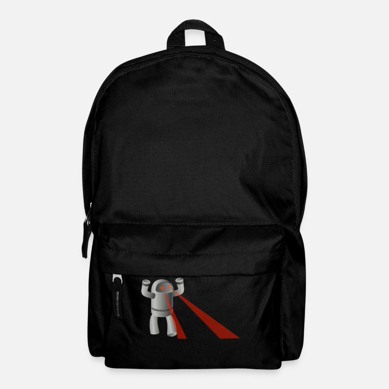 Roboter - Rucksack - Schwarz