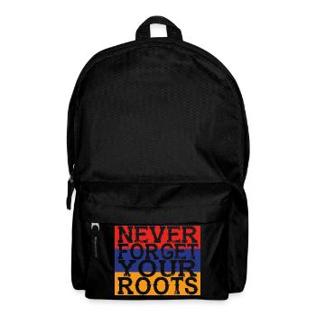 never forget roots home Armenien - Rucksack - Schwarz - Vorne