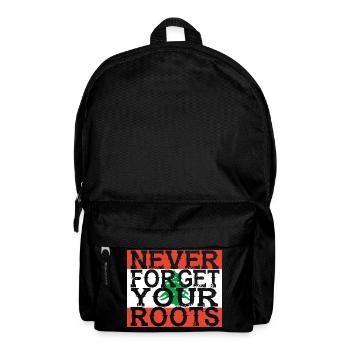 never forget roots home Libanon - Rucksack - Schwarz - Vorne