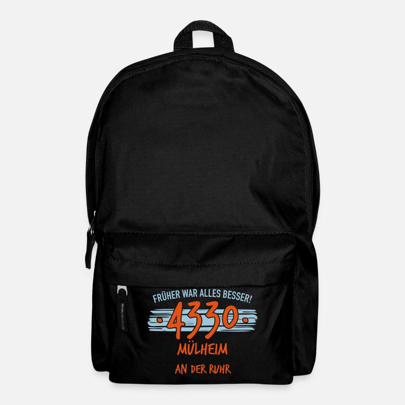 Früher 4330 Mülheim an der Ruhr - Rucksack - Schwarz
