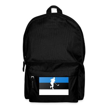 floorball - Rucksack - Schwarz - Vorne
