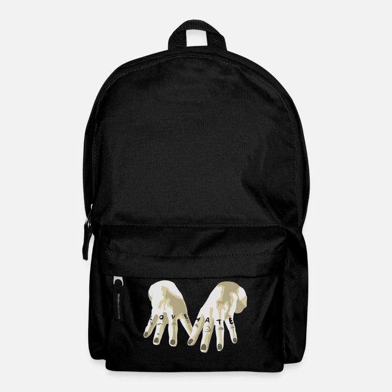 Love / Hate - Rucksack - Schwarz