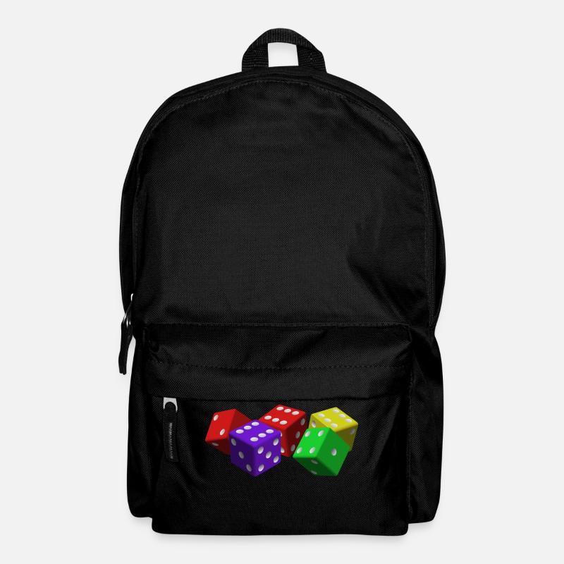 Würfel - Rucksack - Schwarz