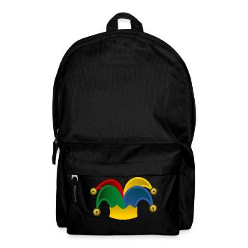 Narrenmütze - Rucksack - Schwarz - Vorne