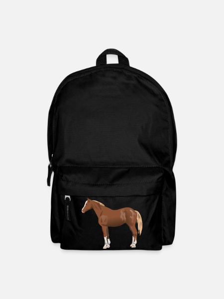 cheval - Sac à dos - noir