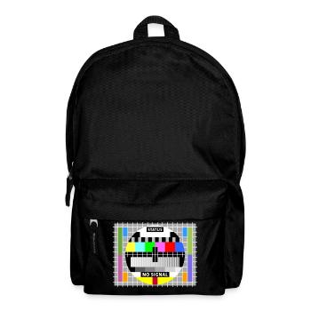 Image test card status no signal screen Display - Sac à dos - noir - Devant