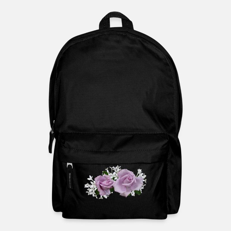 flowers lilies tulips orchids sunflower dahlia ger - Rucksack - Schwarz