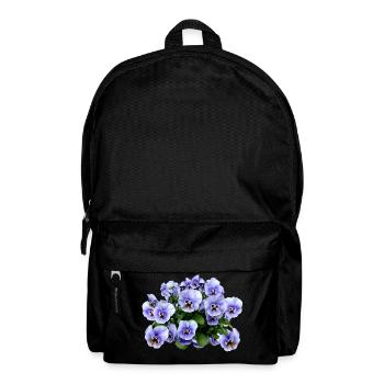 flowers lilies tulips orchids sunflower dahlia ger - Backpack - black - Front