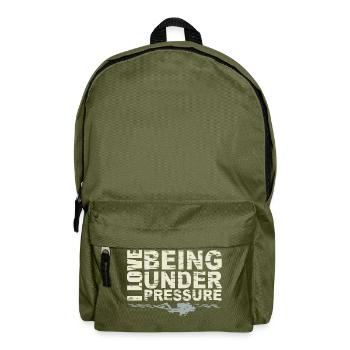 Under Pressure - Backpack - olive green - Front
