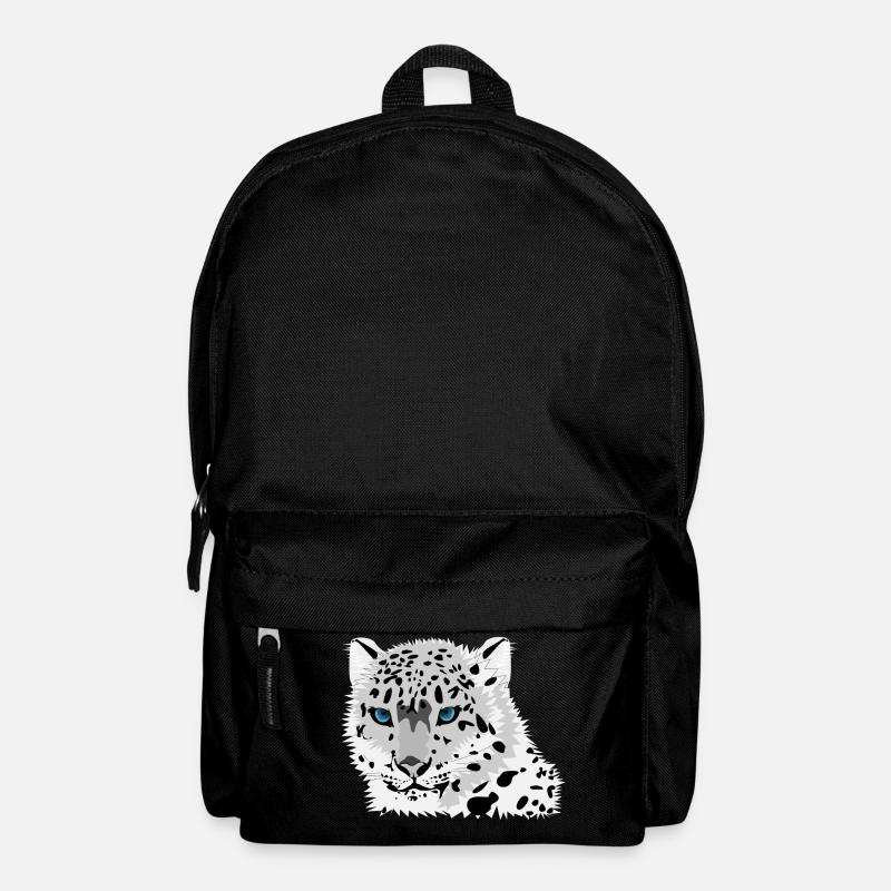 Schneeleopard - Rucksack - Schwarz