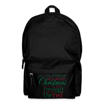 Christmas slogan - Backpack - black - Front