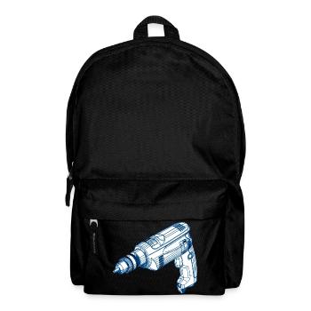 Bohrmaschine - Rucksack - Schwarz - Vorne
