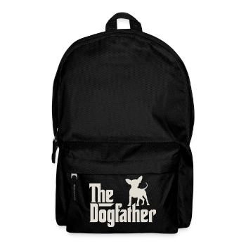 The Dogfather - Chihuahua - Rucksack - Schwarz - Vorne