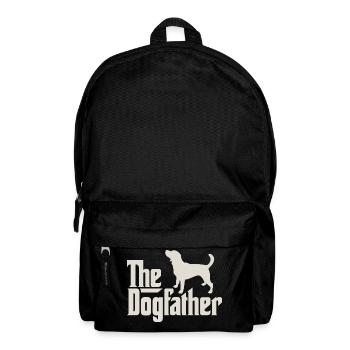 The Dogfather - Beagle - Rucksack - Schwarz - Vorne