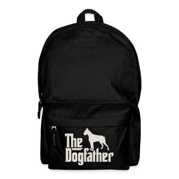 The Dogfather - Deutscher Boxer - Rucksack - Schwarz - Vorne
