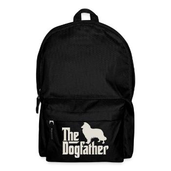 The Dogfather - Collie, Langhaarcollie - Rucksack - Schwarz - Vorne