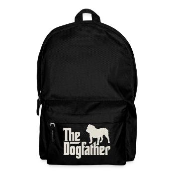 Le Dogfather - bouledogue anglais - Sac à dos - noir - Devant