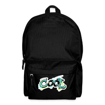 cool cooles Shirt für Kinder - Graffiti Motiv - Rucksack - Schwarz - Vorne