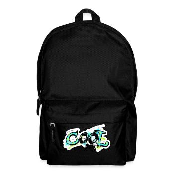 cool boy Graffiti Motiv - cooles Shirt für Kinder - Rucksack - Schwarz - Vorne