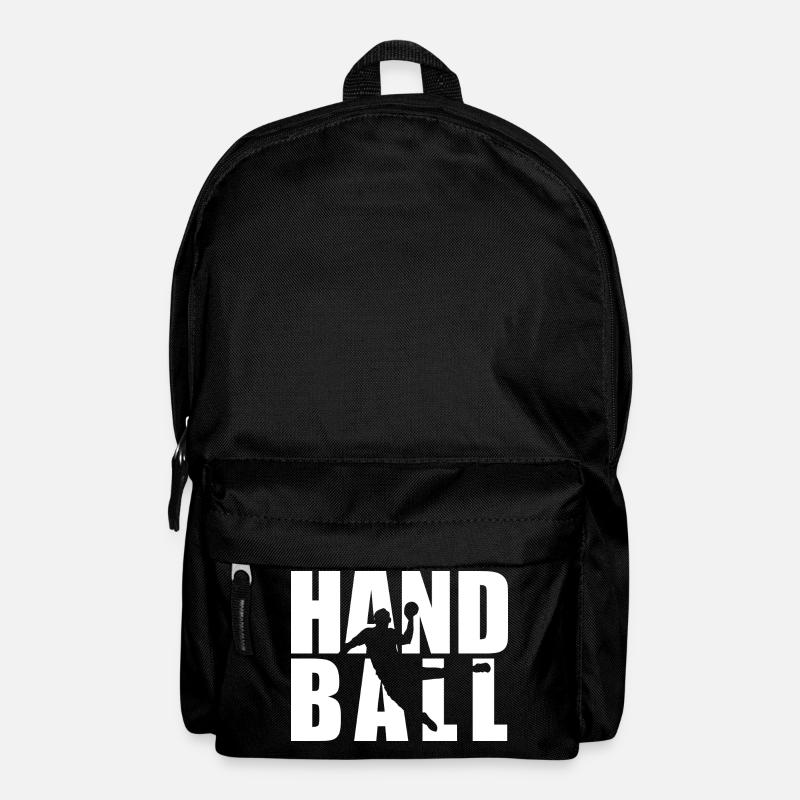 Handball Block Mann - Rucksack - Schwarz