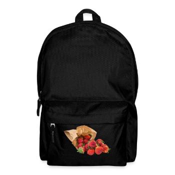 strawberry erdbeeren veggie gemuese fruits60 - Rucksack - Schwarz - Vorne