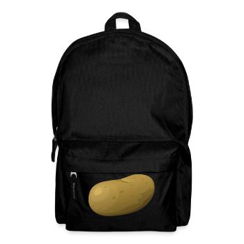 potatoes potato halloween vegetables vegetables42 - Backpack - black - Front